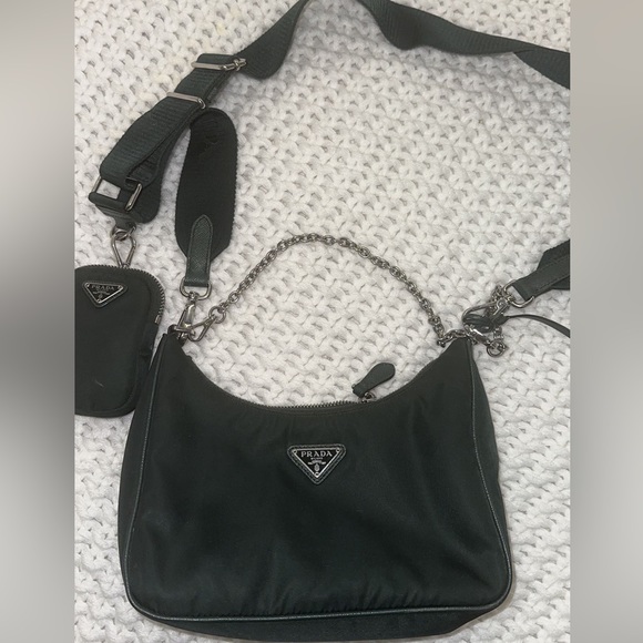 Prada Re-Edition 2005 Re-Nylon bag Emerald - Picture 3 of 9